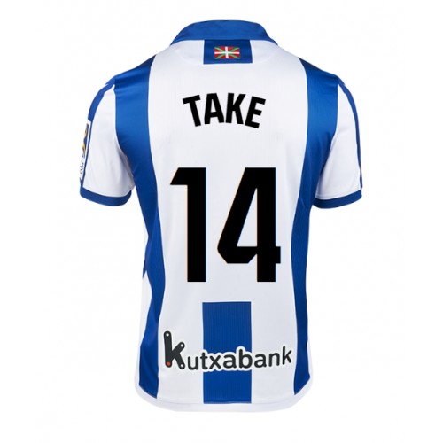 Fotbalové Dres Real Sociedad Takefusa Kubo #14 Domácí 2024-25 Krátký Rukáv